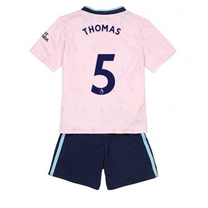 Arsenal Thomas Partey #5 babykläder Tredje Tröja barn 2022-23 Korta ärmar (+ Korta byxor)
